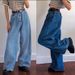 Women's Classic High Waist Wide Leg Pants Denim Big Flare Trousers Trendy_ecoleips.com