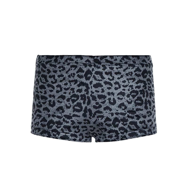 Aria Basics Aria Basics European And American Foreign Trade Spring-summer New Fashion Low-waist Sequin Color-blocking Leopard Print Sexy Women's_ecoleips.com