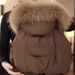 girl Girl 2025 New Children's Boys' Jacket Winter Thickened Fur Collar Cotton Coat Girls' Warm Outerwear Stylish Parka_ecoleips.com