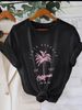 Women's Casual Round Neck Short Sleeve T-Shirt Multi-Color American Style Simple Fashionable Sports Top Solid Printed Loose Fit_ecoleips.com