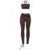 European American Foreign Trade 2026 New Women's Fashion Sexy Lace-up Tank Top And Street Style Tie-up Long Pants_ecoleips.com