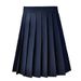 Black Short Anti-Fray Pleated Irregular Mermaid Skirt JK Uniform_ecoleips.com