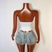 Off-Shoulder Strapless Bralette Sexy Hollowed Out Top Trendy Street Style Short Vest For Women Summer Fashion Polyester_ecoleips.com