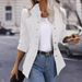 Winter Fashion Women's Double Breasted Cardigan Coat Solid Color Stand Collar Wish Bestseller Outerwear_ecoleips.com