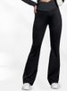 K Pregnant Women Wide-leg Trousers With Crisscross Waistband And High-waisted Casual Slim-fit Maternity Bell-bottom Pants_ecoleips.com