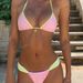 Women's Sexy Bikini Swimsuit Triangle Cup Two Piece Set Beach Swimwear_ecoleips.com