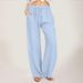 Hot Selling Women Coon Linen Fashion Solid Color Elasic Wais Loose Sraigh Pans Female Ankle-lengh Trousers Summer Casual_ecoleips.com