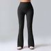 Yoga Summer Thin Women's Hip-Lifting Flared Fitness Quick-Dry Sports Stretch Slim Fit Bell-Bottom Pants_ecoleips.com