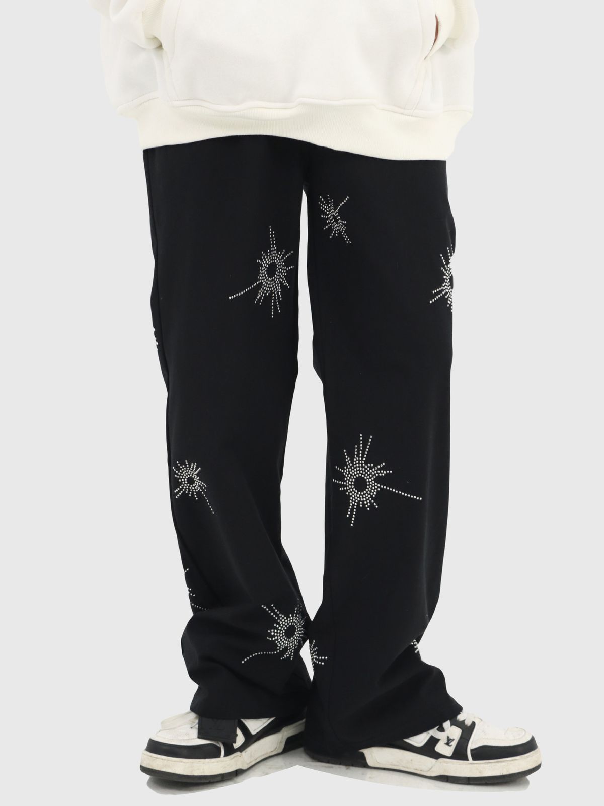Women's Casual High-Waist Printed Pants Street Style Loose Fit Y2K Trendy European American Fashion Wholesale_ecoleips.com