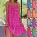 Women's Clothing Summer Women's Floral Camisole Vest Dress Sleeveless Style Pastoral Design For Formal & Casual For Women_ecoleips.com