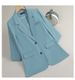 Women's Clothing Summer New Style Fashion Temperament Cardigan Suit Professional Loose Casual Thin Perspective Small Suit Jacket_ecoleips.com