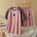 European Fashion Casual Sportswear Suits For Women Summer New Style Slim Loose Short Sleeved Shorts Two Piece Suit_ecoleips.com