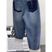 Dad Jeans For Women Winter New Large Plus Size High Waist Fleece Lined Thickened Slimming Petite Carrot Harem Pants_ecoleips.com