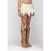 K Women's Sexy Double-layer Lace Irregular Low Waist Mini Skirt_ecoleips.com