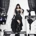 Women's Sexy Skirt Dark Style American Retro Irregular Skirt for Summer 2024 New Fashionable Bottoms_ecoleips.com