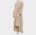 2025 Muslim Two-Piece New Women's Sleeve Shirt And Long Pants Set_ecoleips.com