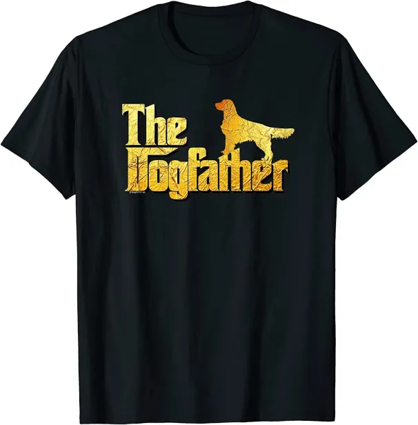 Women's T-Shirts NEW LIMITED The Dogfather Golden Retriever Dog Lover Gift T-Shirt - MADE IN USA_ecoleips.com