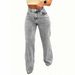 Cross-border Autumn High-quality European And American New Trendy Straight Casual Jeans_ecoleips.com