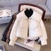 Women's Clothing Puffer Jacket Oversized Thickened Fashionable Large Lapel Korean Style Short Coat For Petite Height Enhancement_ecoleips.com