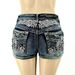 Y2k Baggy Jeans For Women – Low-Rise Distressed Denim With Cross Embroidery & Flared Hem (Vintage Blue)_ecoleips.com