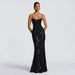 Women's Elegant Sexy Strappy Backless Banquet Dress Fashion Clothing_ecoleips.com