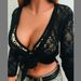 Elegant Lace Summer Cardigan - Slim Fit V-Neck Cover-Up With 3/4 Sleeves, Lightweight & Breathable For Women_ecoleips.com