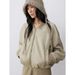 Aria Basics No Returns Or Exchanges, Baseball Collar Short Leather With Cotton Lining, Women's High-end American Retro Biker Jacket,_ecoleips.com
