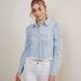 Jackets Long Sleeve Short Slim Fit Washed Women's Slightly Stretch Denim Jacket_ecoleips.com