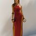European And American Fashion New Strap Knitted Vacation Style Women's Summer Long Sleeveless Backless Beach Dress_ecoleips.com