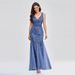 K V-neck Sequin Dress With A Chic And Fashionable Style For Ladies_ecoleips.com