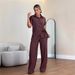 Women's Clothing Elegant Retro Fashion Women's Suit Style Commuter Niche Design Loose Fit Temperament Clothing_ecoleips.com