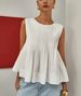 Aria Basics Aria Basics 2025 New European And American Style Women's Pleated Slimming Loose Vest Shirt_ecoleips.com