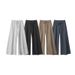 Women's Clothing Summer New Long Mopping Pants Sports Elastic Pants Wide Leg Straight Street Trousers_ecoleips.com