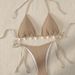 Women's Clothing Halter Neck Solid Color Bikini Set – Sexy & Minimalist Two-Piece Swimsuit For Women_ecoleips.com