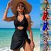 Women's Clothing Swimsuit Conservative Cover Meat Slim Hot Spring One Piece Swimsuit Quick Drying Swimsuit Spot_ecoleips.com