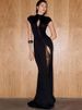 Weird Puss Coquette Elegant Dress Women Irregular Single Breasted Shoulder Wrapped Sexy Stretch Skinny Prom Club Party Bodycon_ecoleips.com