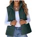 Aria Basics Europe America 2024 Autumn/Winter Corduroy Vest With Pockets, Zipper Front, Pleated Women's Cotton Coat, Casual_ecoleips.com