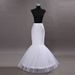 White Mermaid Tail Petticoat – Slimming Bridal Crinoline For Photography & Stage (Single Hoop Design)_ecoleips.com