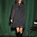 Talenza Print Chiffon Dress Women's Ruffled Neckline Lace Up Puff Sleeve See Through Dress 2025 Female Elegant Retro Loose Dress_ecoleips.com