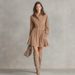 Women's Autumn Winter Suede Flannel Long Sleeve Button Down Shirt Dress With Princess Style, Mid-Length, Casual & Elegant For Travel, Leisure_ecoleips.com