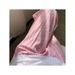 Striped Home Trousers Tencel Cool Cotton Pajama Pants Women's Tether Can Be Worn Outside Walking Loose Pants_ecoleips.com
