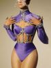 Sparkly Diamonds Three Pieces Set Stage Performance Women Designer Nightclub Birthday Party Singer Stage Activity Outfit 9V0Z_ecoleips.com