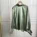 Verve Islamic New Style Satin Round Neck Button Shirt With 3-Layer Slim Fit Muslim Women's Long Skirt Set 2237+2238_ecoleips.com