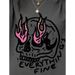 European Size Summer Casual Skull Print T-Shirt Pure Cotton EZwear Women's Clothing Tops_ecoleips.com