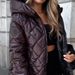 girl 2025 Quilted European And American Style 's Coat Autumn Winter New Lightweight Warm Cotton Short Hooded Jacket For_ecoleips.com
