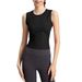 Athena Water Milled Ribbed Yoga Fitness Vest For Women, Slimming And Slimming Running Sports Running Tops_ecoleips.com