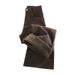 Melard Coffee Color Flared Jeans For Women American Retro Style Autumn Winter Fleece Lined High Waist Slimming Pants_ecoleips.com
