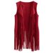 Women's European Style Suede Tassel Vest Spring/Summer Fashion Thin Customizable Outerwear New Arrival 2025_ecoleips.com