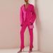 Women's Clothing In Stock New Fashion Slim Fit Water Soluble Lace Suit Pants Suit Two Piece_ecoleips.com