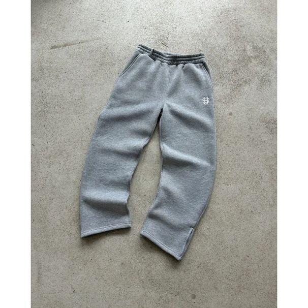 Casual Embroidered Zipper Sweatpants High Street Hip Hop Rap Style US Size For Men And Women_ecoleips.com